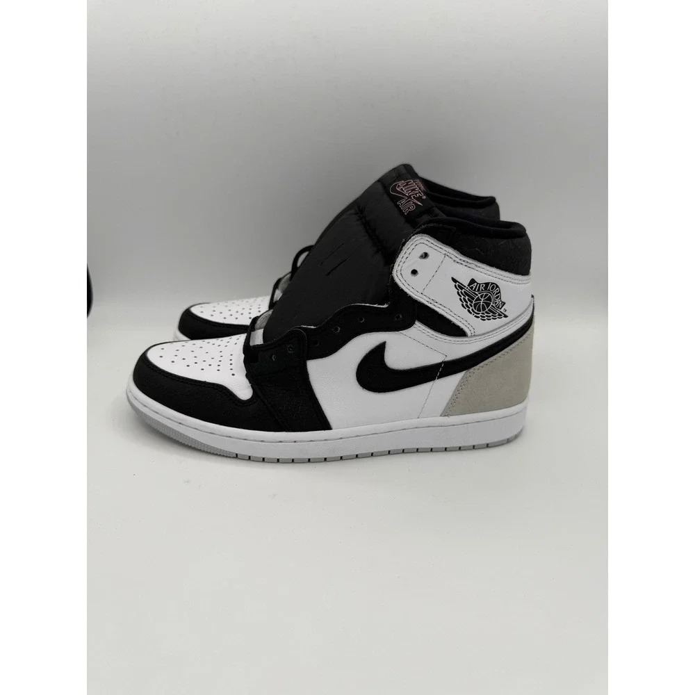 Air Jordan‎ 1 Retro High OG Bleached Coral Black White Shoes Mens Size 9